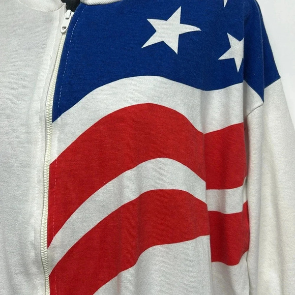 1980s 1990s USA zip up jacket size extra large - Picture 2 of 7